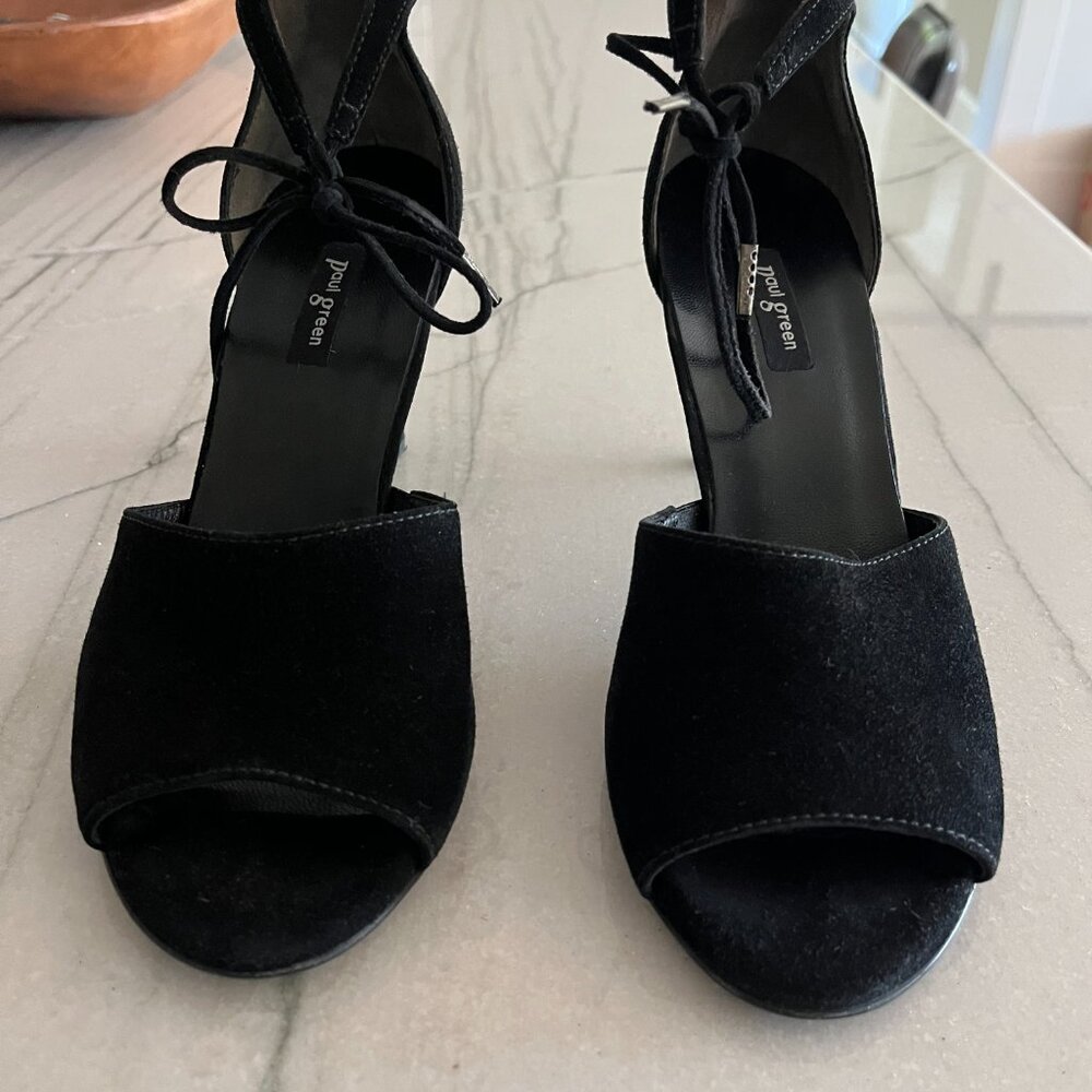 Paul Green Black open toe heel - Size 7